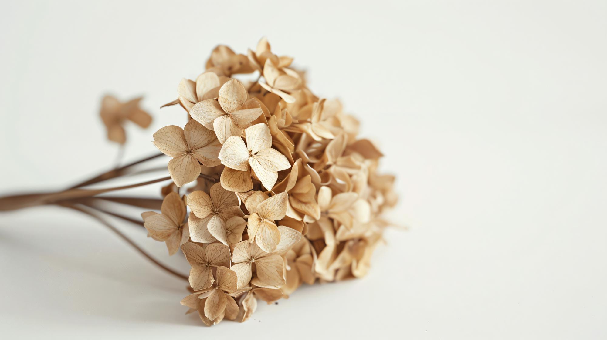 Comment faire un bouquet ou une composition avec des hortensias séchés ?