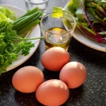 oeufs frais test eau saladier potager