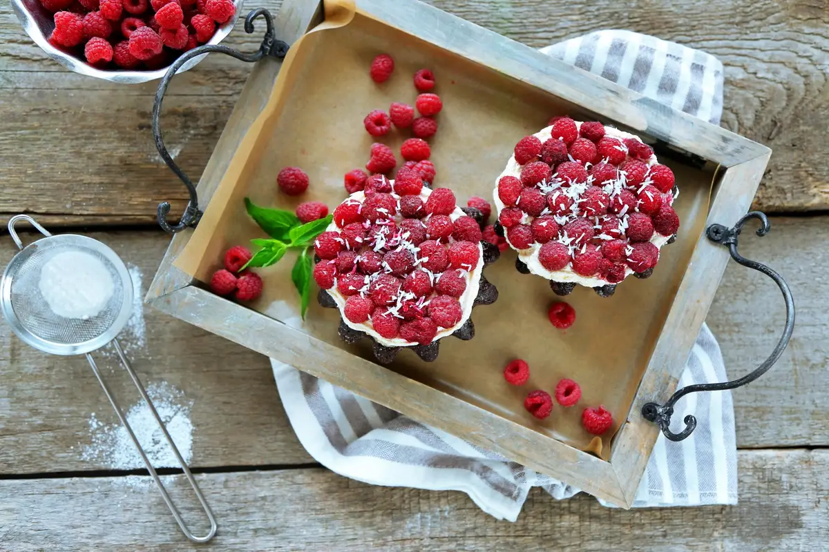 tartelettes framboises surgelées pâte sablée