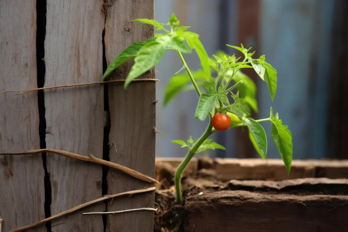 tomate plant potager