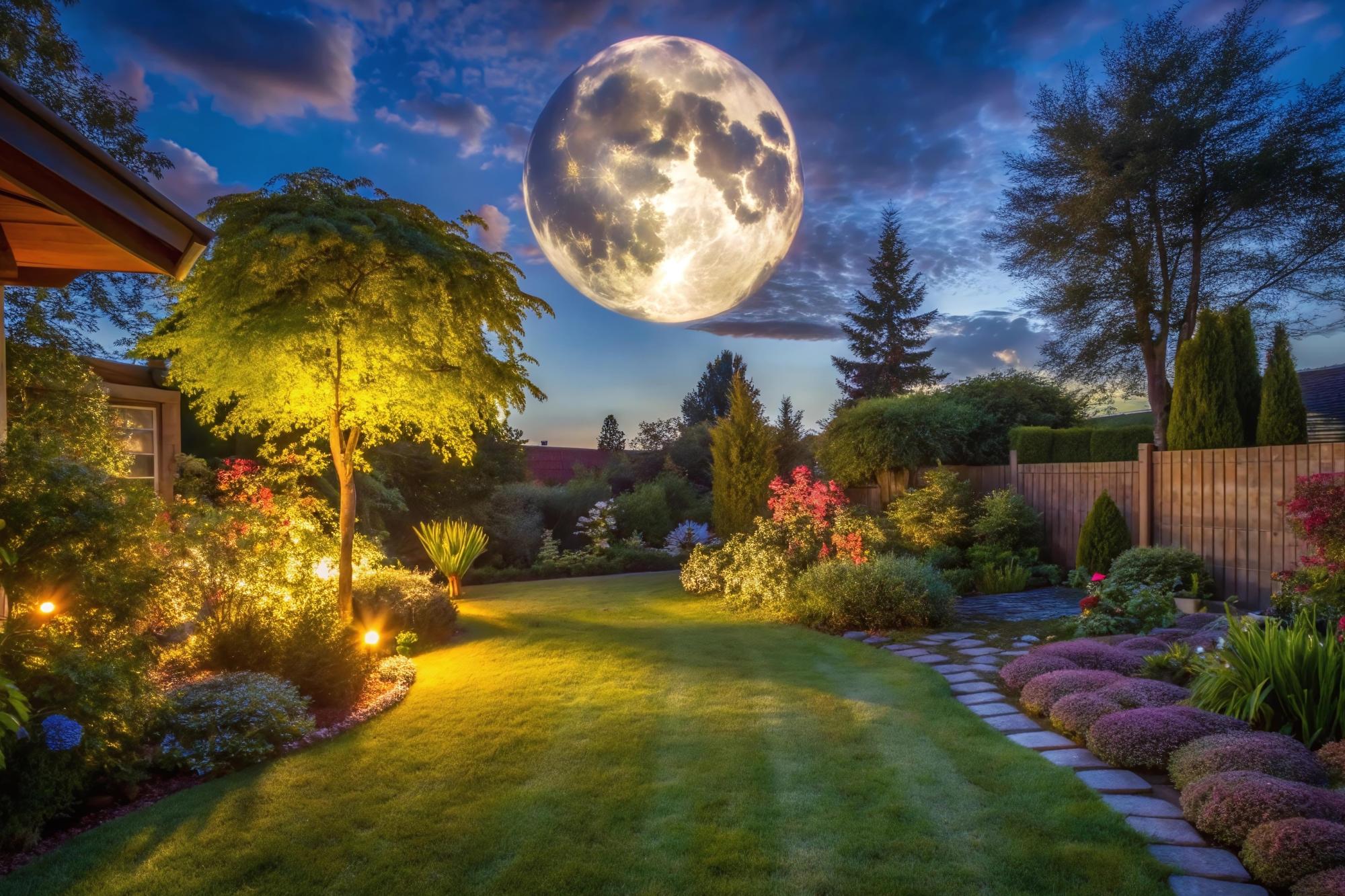 Que faire à la prochaine pleine lune 2023 au jardin ?