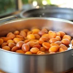 fèves cuisson casserole